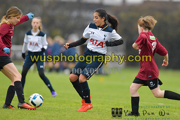 20161112-110555-2 Tottenham Hotspur Girls U13 v AFC Stoke Newington Girls U13