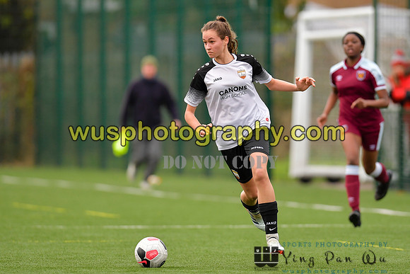 20211211-115053B West Ham United Academy Girls U16 v London Bees Academy U16