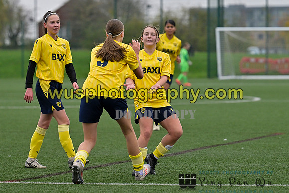20241109-104512 West Ham United Performance Claret Girls U14 v Oxford United Girls U14