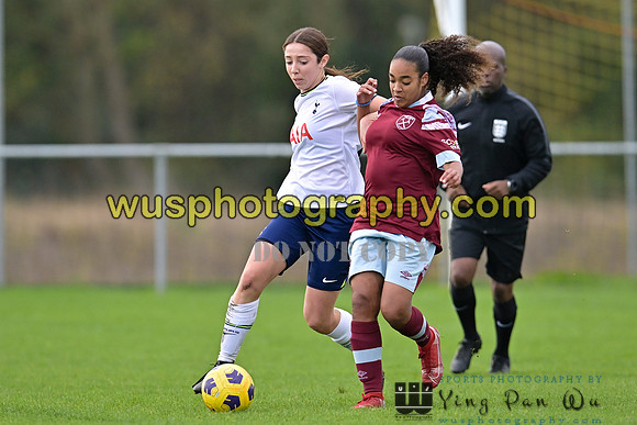 20221119-100742A Tottenham Hotspur Women FC Academy U15 v West Ham United Academy Girls U15