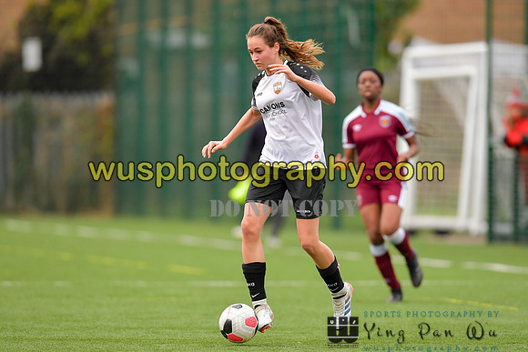 20211211-115054 West Ham United Academy Girls U16 v London Bees Academy U16