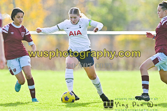 20221119-103358E Tottenham Hotspur Women FC Academy U15 v West Ham United Academy Girls U15