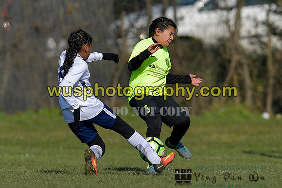20180224-114252A Tottenham Hotspur Girls U10 v Gidea Park Rangers FC Girls U10