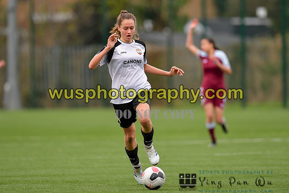 20211211-120227B West Ham United Academy Girls U16 v London Bees Academy U16