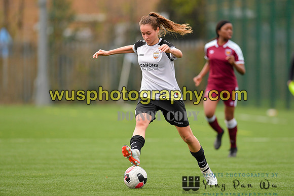 20211211-115055B West Ham United Academy Girls U16 v London Bees Academy U16