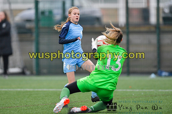 20220115-145810 West Ham United Performance Girls U16 v London City Lionesses U16