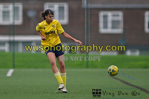 20241109-103951 West Ham United Performance Claret Girls U14 v Oxford United Girls U14