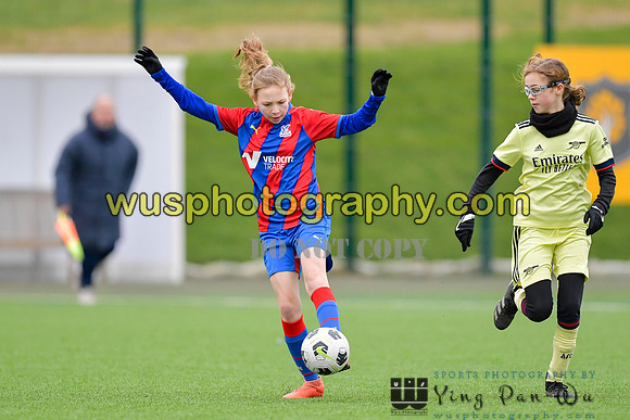 20220122-145747 Crystal Palace FC Girls U12 v Arsenal FC Girls U12