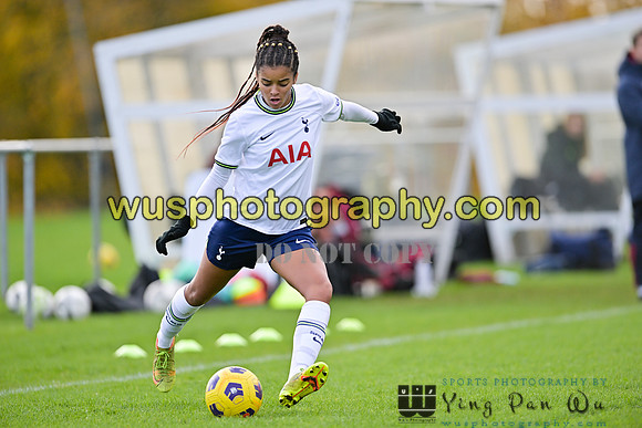 20221119-101503 Tottenham Hotspur Women FC Academy U15 v West Ham United Academy Girls U15