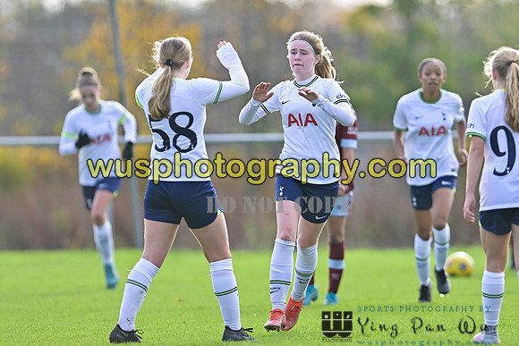 20221119-105429 Tottenham Hotspur Women FC Academy U15 v West Ham United Academy Girls U15