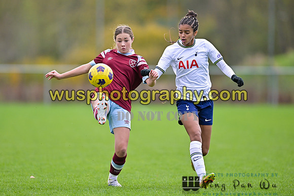 20221119-112153B Tottenham Hotspur Women FC Academy U15 v West Ham United Academy Girls U15