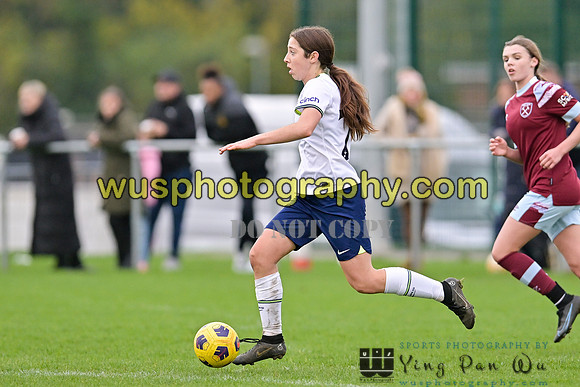 20221119-113611B Tottenham Hotspur Women FC Academy U15 v West Ham United Academy Girls U15