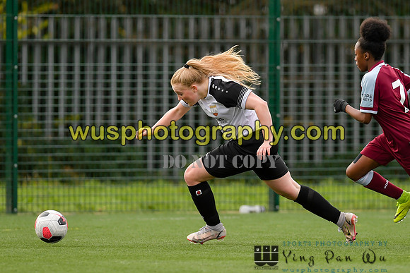 20211211-112931A West Ham United Academy Girls U16 v London Bees Academy U16