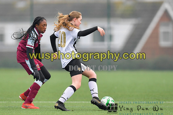 20220115-130612A West Ham United Academy Girls U14 v Notts County FC Girls U14