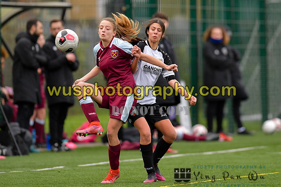 20211211-120801 West Ham United Academy Girls U16 v London Bees Academy U16