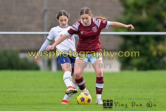 20221119-111307E Tottenham Hotspur Women FC Academy U15 v West Ham United Academy Girls U15