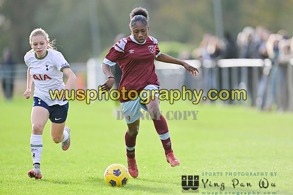 20221119-105659E Tottenham Hotspur Women FC Academy U15 v West Ham United Academy Girls U15