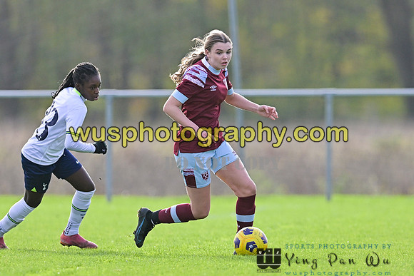 20221119-105649 Tottenham Hotspur Women FC Academy U15 v West Ham United Academy Girls U15