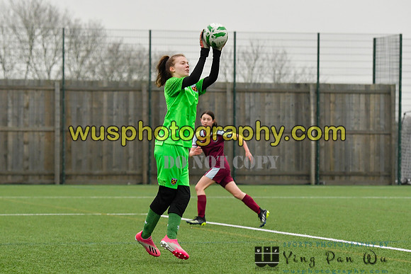 20220115-143353 West Ham United Academy Girls U14 v Notts County FC Girls U14