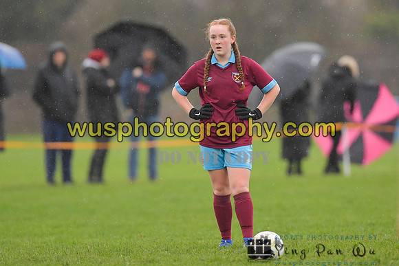 20220108-101955 Tottenham Hotspur Women FC JTP U15 v West Ham United Performance Girls U16