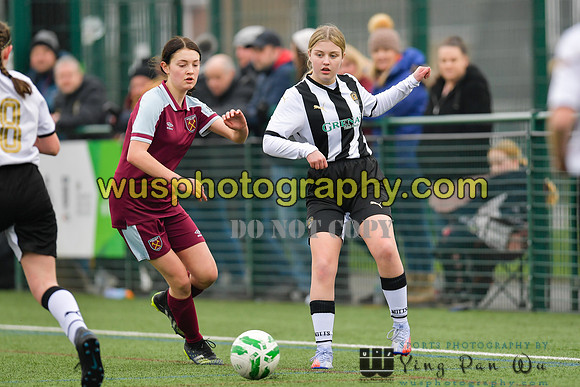 20220115-132709 West Ham United Academy Girls U14 v Notts County FC Girls U14