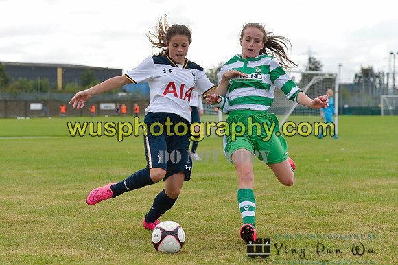 20161002-112900-2 Tottenham Hotspur Girls U14 v Writtle Minors FC Girls U14