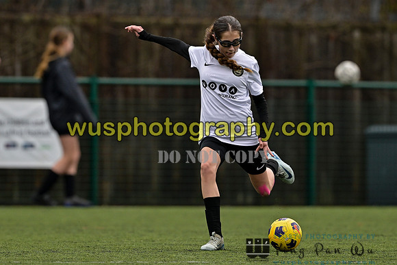 20250222-103533 Millwall Lionesses U12 v New Level Soccer Girls U12
