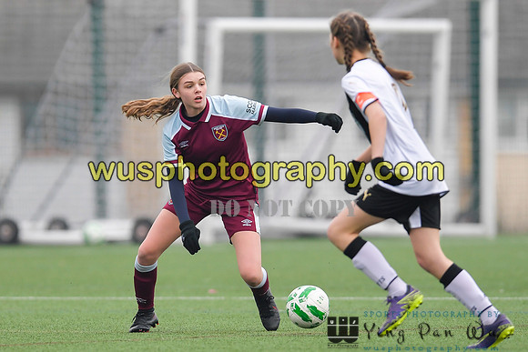 20220115-133154 West Ham United Academy Girls U14 v Notts County FC Girls U14