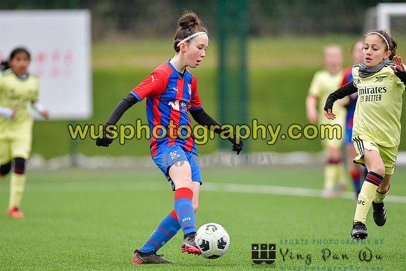 20220122-145659A-2 Crystal Palace FC Girls U12 v Arsenal FC Girls U12