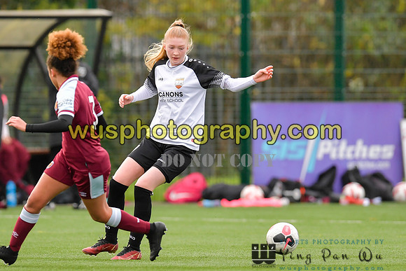 20211211-114459 West Ham United Academy Girls U16 v London Bees Academy U16