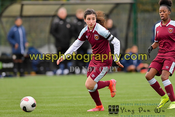 20211211-113459 West Ham United Academy Girls U16 v London Bees Academy U16
