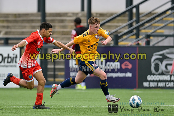20240504-163925B Woking FC U16 v Ladybridge FC U16