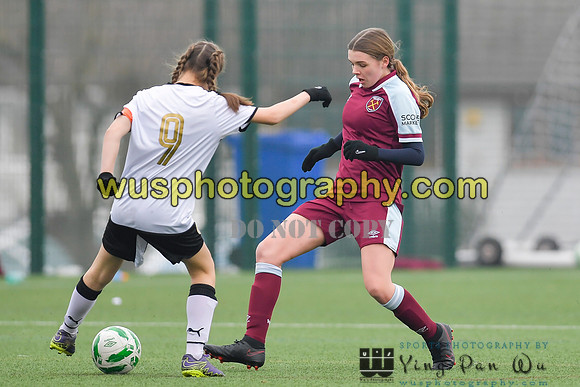 20220115-133158B West Ham United Academy Girls U14 v Notts County FC Girls U14