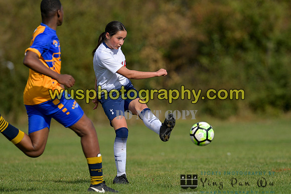20181007-114429A Tottenham Hotspur Girls U14 v White Star Boys U14