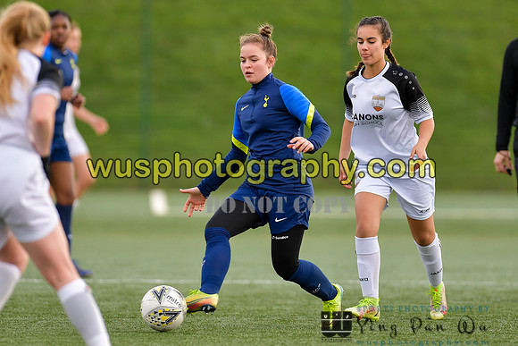 20220129-140946A London Bees Academy U16 v Tottenham Hotspur Women FC JTP U16