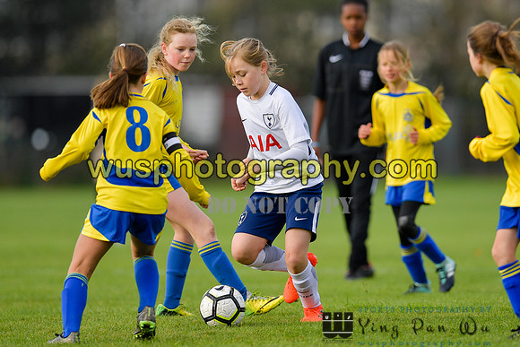 20171028-103658 Tottenham Hotspur Girls U11 v St Albans City Youth Girls U11 South