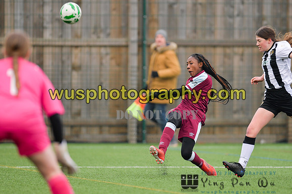 20220115-133317 West Ham United Academy Girls U14 v Notts County FC Girls U14