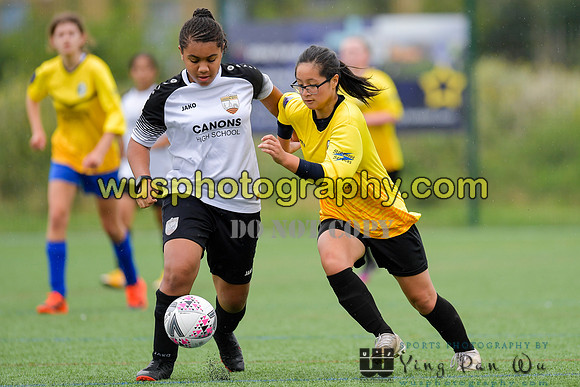 20210821-113732 London Bees Academy U14 v Kent Football United Girls U14