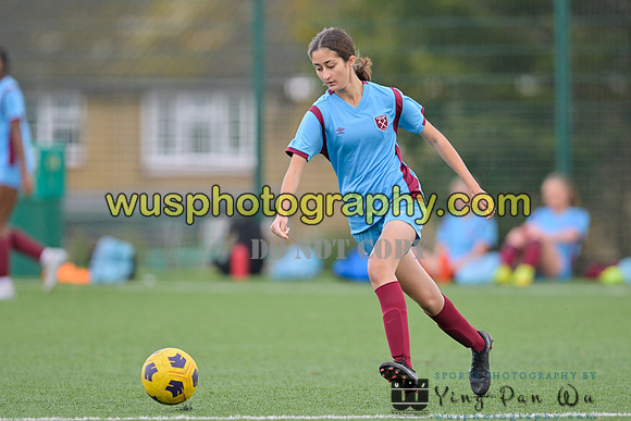 20221022-143540 West Ham United Performance Girls U16 v AFC Bournemouth Girls U16