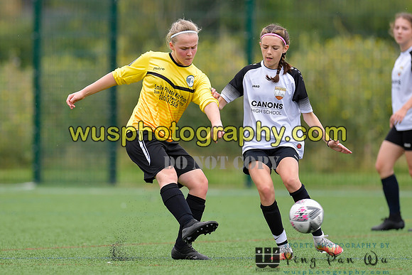 20210821-103833 London Bees Academy U14 v Kent Football United Girls U14