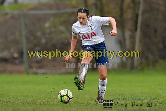 20180203-121539 Tottenham Hotspur Girls U13 v Pro Direct Academy BXB Girls U13 White