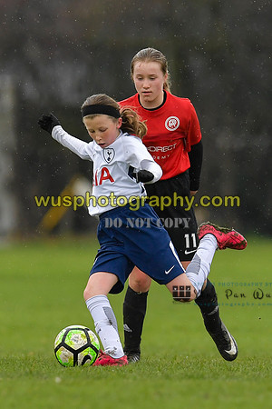 20180203-111629 Tottenham Hotspur Girls U13 v Pro Direct Academy BXB Girls U13 White