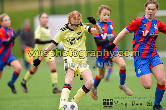 20220122-144059B Crystal Palace FC Girls U12 v Arsenal FC Girls U12