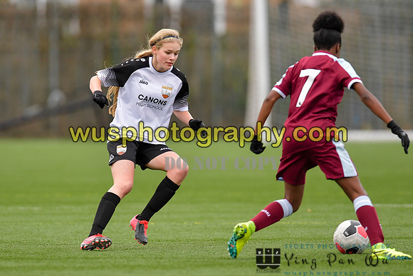 20211211-120722 West Ham United Academy Girls U16 v London Bees Academy U16