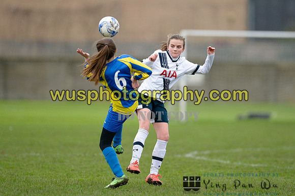 20160206-113348-2 Tottenham Hotspur Girls U14 v Harvesters FC Girls U14