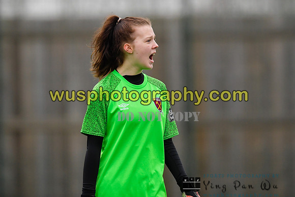 20220115-143303 West Ham United Academy Girls U14 v Notts County FC Girls U14