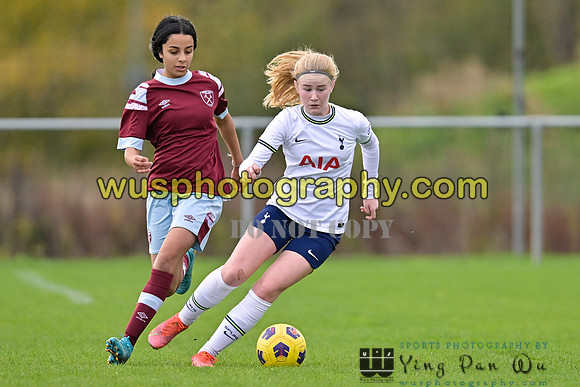 20221119-101022A Tottenham Hotspur Women FC Academy U15 v West Ham United Academy Girls U15