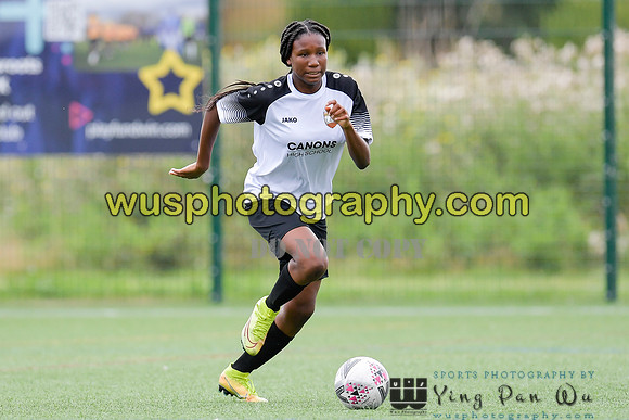 20210821-101147A London Bees Academy U14 v Kent Football United Girls U14