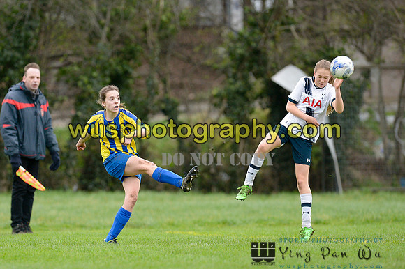 20160206-114646-4 Tottenham Hotspur Girls U14 v Harvesters FC Girls U14