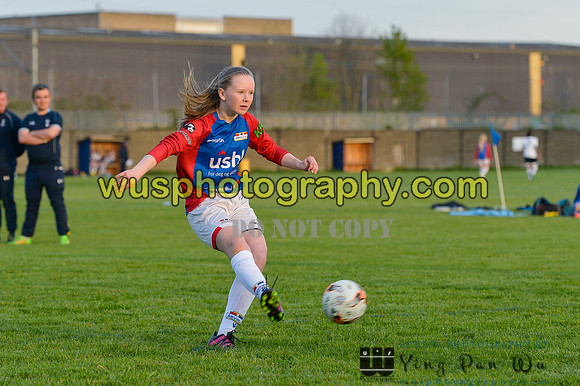 20160505-194707 Tottenham Hotspur Girls U12 and U13 v Årvoll IL Girls U12 and U13